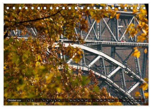 Produktbild: M&uuml;ngstener Br&uuml;cke - Stahlkonstruktion der Superlative (Tischkalender 2026 DIN A5 quer), CALVENDO Monatskalender