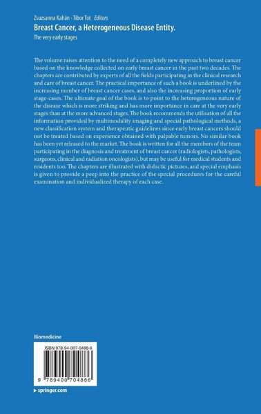 Produktbild: Breast Cancer, a Heterogeneous Disease Entity