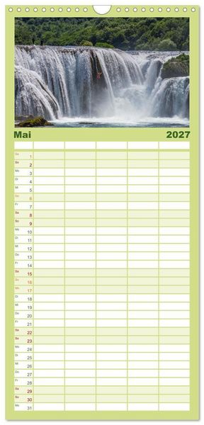 Produktbild: Familienplaner 2027 - Faszination Bosnien-Herzegowina mit 5 Spalten (Wandkalender, 21 x 45 cm) CALVENDO
