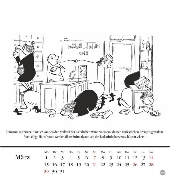 Produktbild: Loriot Postkartenkalender 2027