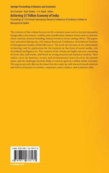 Produktbild: Achieving $5 Trillion Economy of India