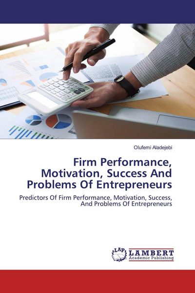 Produktbild: Firm Performance, Motivation, Success And Problems Of Entrepreneurs