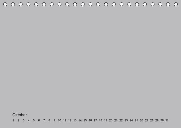 Produktbild: Geburtstags - Bastelkalender - Grau (Tischkalender immerw&auml;hrend DIN A5 quer)