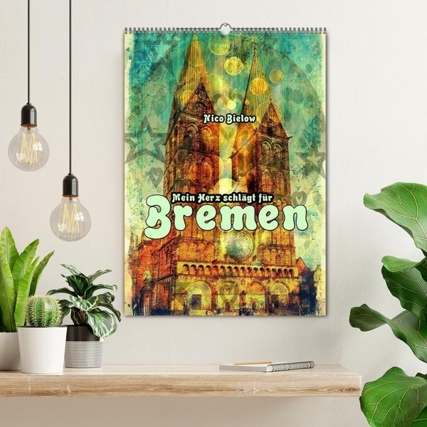 Produktbild: Mein Herz schl&auml;gt f&uuml;r Bremen (Wandkalender 2026 DIN A2 hoch), CALVENDO Monatskalender