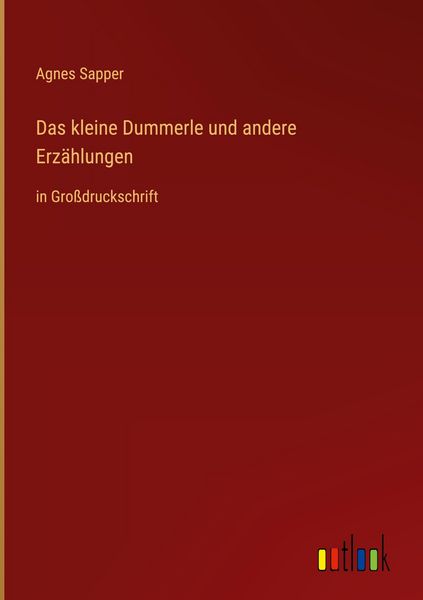 Produktbild: Das kleine Dummerle und andere Erz&auml;hlungen