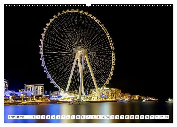 Produktbild: Dubai - Das achte Weltwunder (hochwertiger Premium Wandkalender 2026 DIN A2 quer), Kunstdruck in Hochglanz