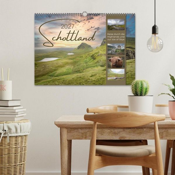 Produktbild: Schottland - Reise durch die Highlands und zur Isle of Skye (Wandkalender 2027 DIN A3 quer), CALVENDO Monatskalender