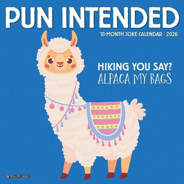 Produktbild: Pun Intended 2026 Mini Wall Calendar