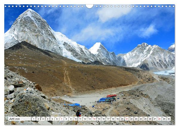 Produktbild: Grandioser Himalaya, Bergriesen in Nepal (Wandkalender 2026 DIN A3 quer), CALVENDO Monatskalender