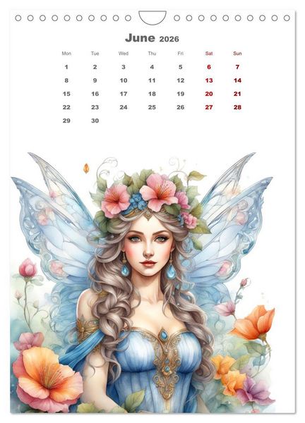 Produktbild: The fairies (Wall Calendar 2026 DIN A4 portrait), CALVENDO 12 Month Wall Calendar