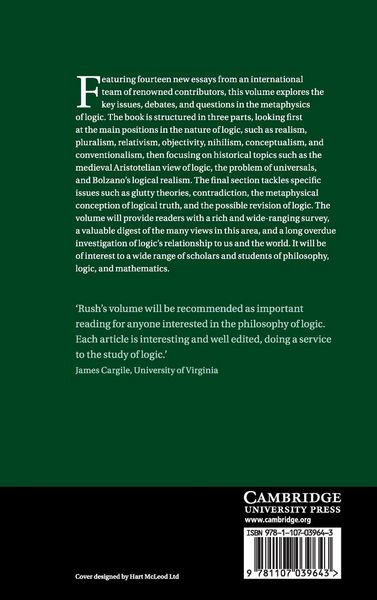 Produktbild: The Metaphysics of Logic