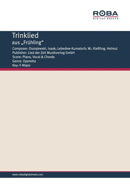 Produktbild: Trinklied