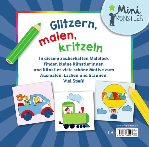 Produktbild: Mein erster Glitzer-Malspaß - Fahrzeuge