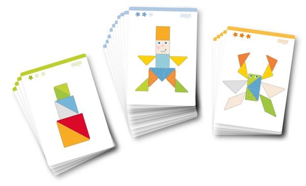 Produktbild: Legespiel Bunter Tangram-Mix