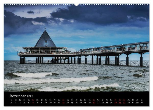 Produktbild: Insel Usedom (hochwertiger Premium Wandkalender 2026 DIN A2 quer), Kunstdruck in Hochglanz