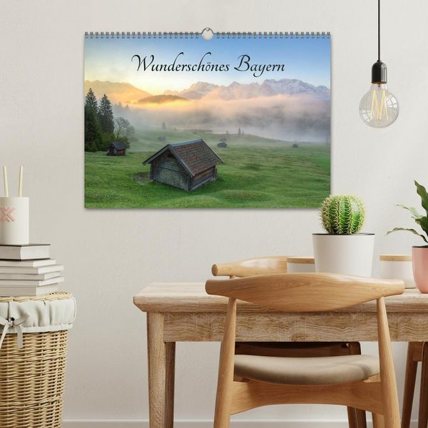 Produktbild: Wundersch&ouml;nes Bayern (Wandkalender 2026 DIN A3 quer), CALVENDO Monatskalender