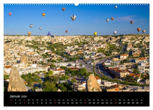 Produktbild: T&uuml;rkei - fantastisches Kappadokien (Wandkalender 2026 DIN A2 quer), CALVENDO Monatskalender