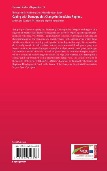 Produktbild: Coping with Demographic Change in the Alpine Regions