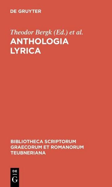 Produktbild: Anthologia lyrica