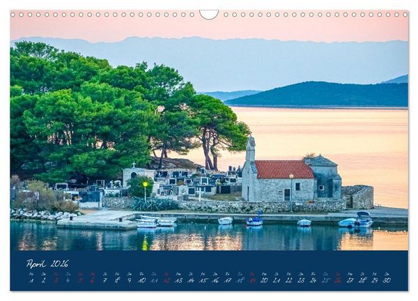 Produktbild: Kroatien Die wundersch&ouml;ne K&uuml;ste vor Zadar (Wandkalender 2026 DIN A3 quer), CALVENDO Monatskalender