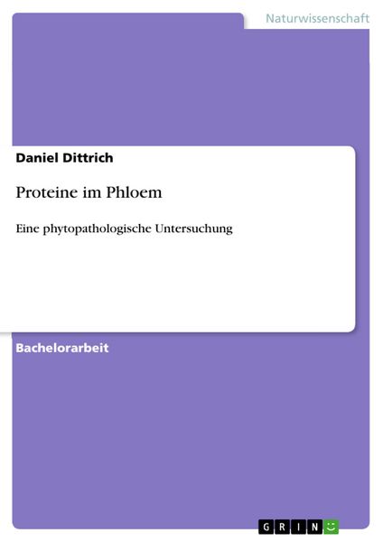 Produktbild: Proteine im Phloem