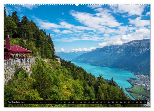 Produktbild: Schweizer Sch&ouml;nheiten (hochwertiger Premium Wandkalender 2026 DIN A2 quer), Kunstdruck in Hochglanz