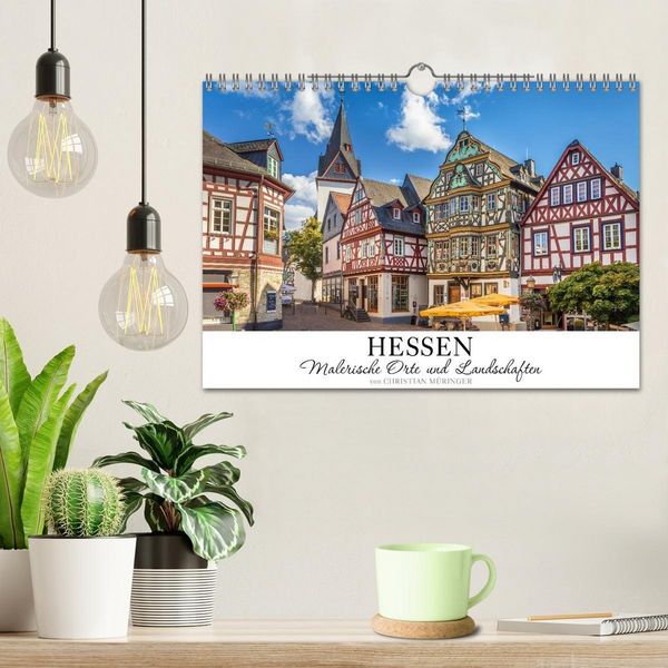 Produktbild: Hessen - Malerische Orte und Landschaften (Wandkalender 2027 DIN A4 quer), CALVENDO Monatskalender