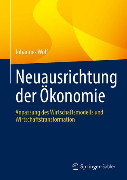 Produktbild: Neuausrichtung der &Ouml;konomie