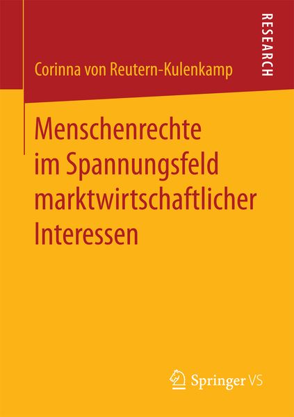 Produktbild: Menschenrechte im Spannungsfeld marktwirtschaftlicher Interessen