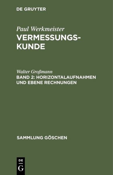 Produktbild: Horizontalaufnahmen und ebene Rechnungen