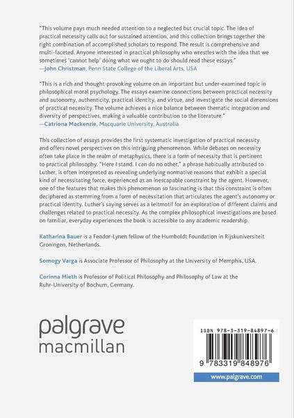 Produktbild: Dimensions of Practical Necessity