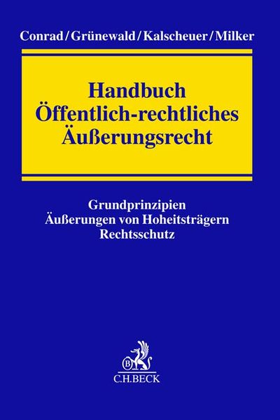 Produktbild: Handbuch &Ouml;ffentlich-rechtliches &Auml;u&szlig;erungsrecht