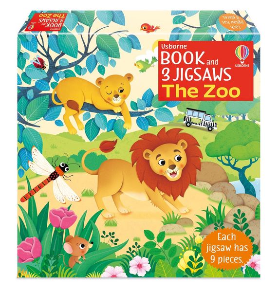 Produktbild: Usborne Book and 3 Jigsaws: The Zoo