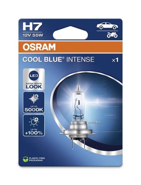 Produktbild: OSRAM 4062172395038 Halogen Leuchtmittel COOL BLUE&reg; INTENSE H7 55 W 12 V
