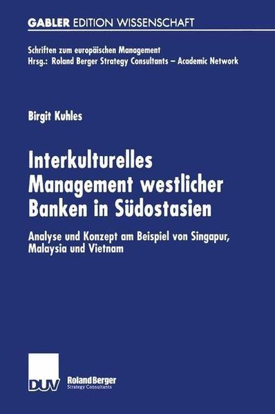 Produktbild: Interkulturelles Management westlicher Banken in Südostasien