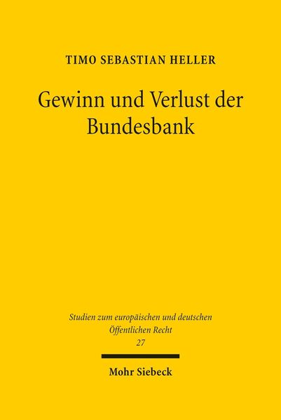 Produktbild: Gewinn und Verlust der Bundesbank