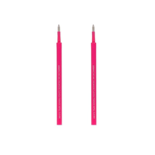 Produktbild: Legami 2 Set mit 2 Ersatzpatronen f&uuml;r Gelstift - Lovely Friends - Pink
