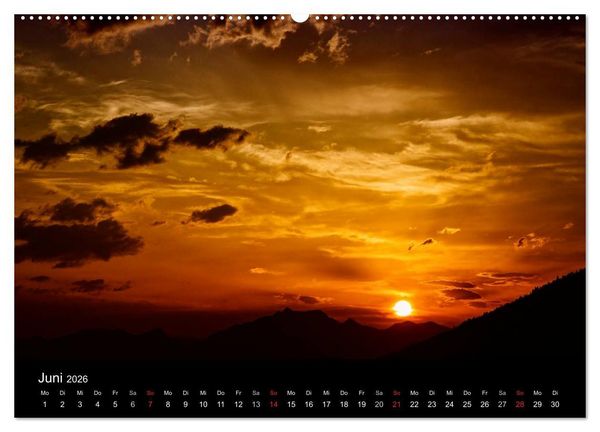 Produktbild: Bergblicke - Elmau (hochwertiger Premium Wandkalender 2026 DIN A2 quer), Kunstdruck in Hochglanz