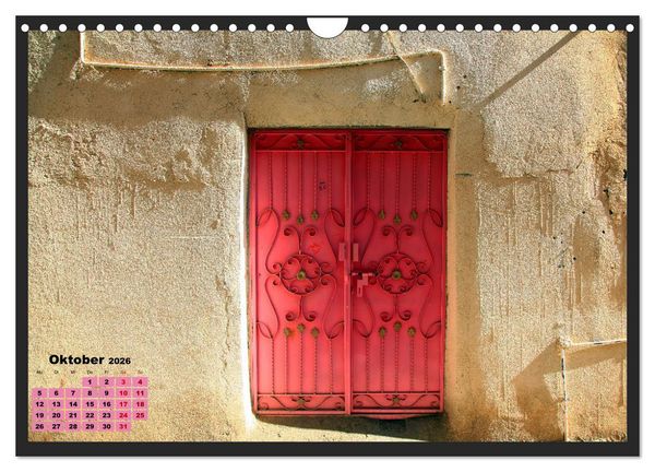 Produktbild: OMAN - Farbenfrohe orientalische T&uuml;ren (Wandkalender 2026 DIN A4 quer), CALVENDO Monatskalender