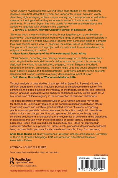 Produktbild: Child Cultures, Schooling, and Literacy