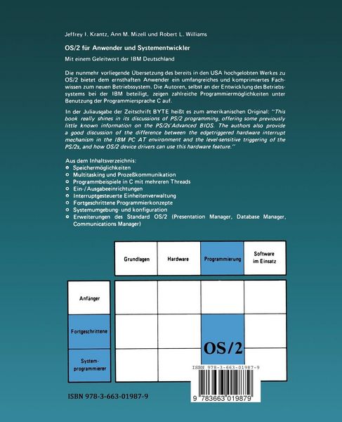 Produktbild: OS/2 f&uuml;r Anwender und Systementwickler