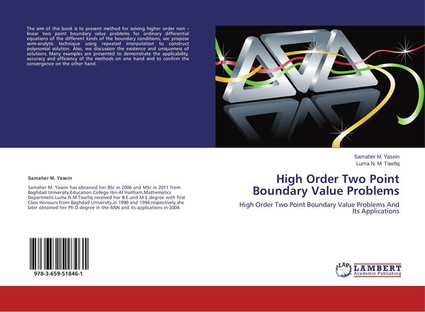 Produktbild: High Order Two Point Boundary Value Problems