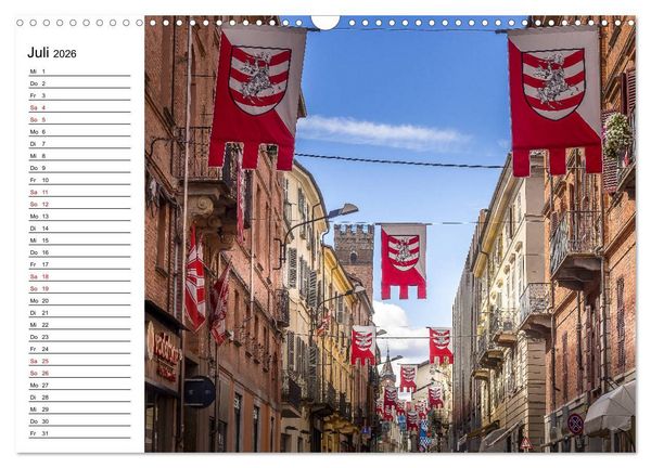 Produktbild: Piemont und Turin (Wandkalender 2026 DIN A3 quer), CALVENDO Monatskalender