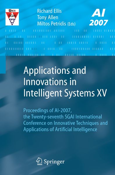 Produktbild: Applications and Innovations in Intelligent Systems XV