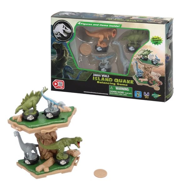 Produktbild: Epoch 7511 - Jurassic World Island Quake Balancing Game Erdbeben, Geschicklichkeitsspiel