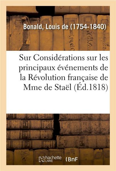 Produktbild: Observations Sur l'Ouvrage de Mme La Baronne de Sta&euml;l