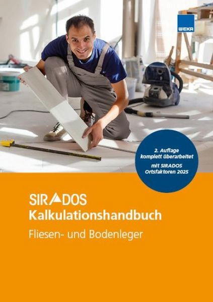 Produktbild: SIRADOS Kalkulationshandbuch Fliesen- und Bodenleger