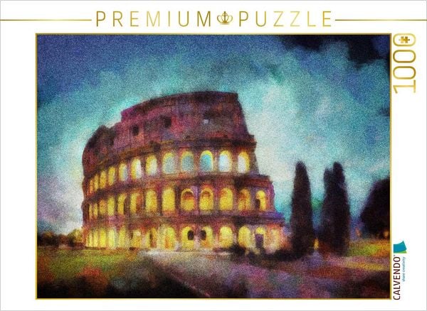 Produktbild: CALVENDO Puzzle Kolosseum in Rom, Italien | 1000 Teile Lege-Gr&ouml;&szlig;e 64x48cm Foto-Puzzle f&uuml;r gl&uuml;ckliche Stunden