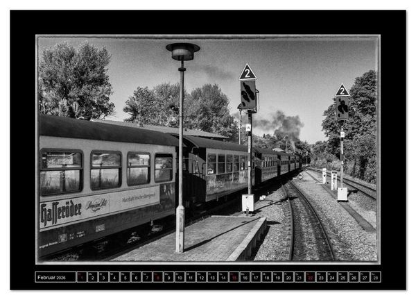 Produktbild: Unter Dampf - Eisenbahnromantik im Harz (Wandkalender 2026 DIN A3 quer), CALVENDO Monatskalender