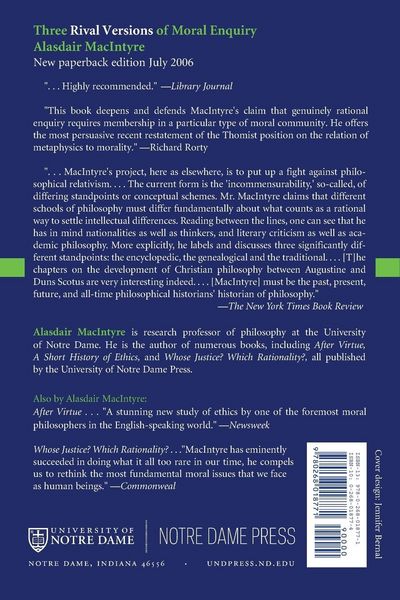 Produktbild: Three Rival Versions of Moral Enquiry